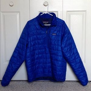 Men's Patagonia Half-zip Quilted Pullover Jacket